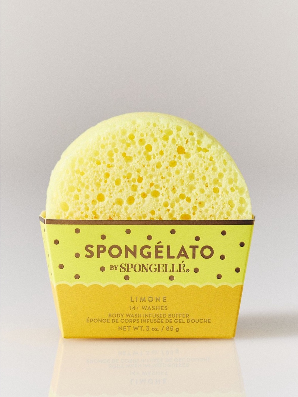 Spongelle Yellow Limone Infused Bath Sponge